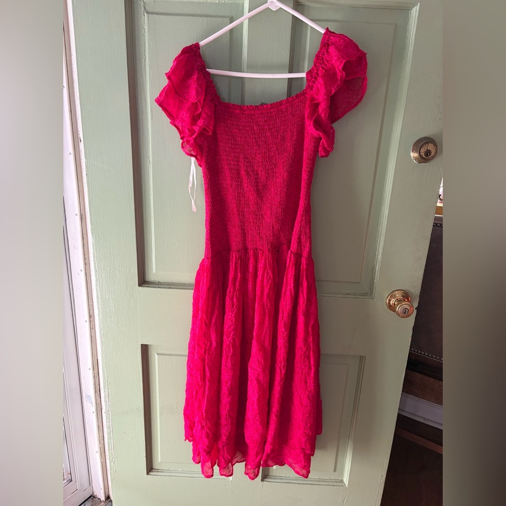 NWT Hatch Maternity Cosette Dress Pink Samba print size 0 - Picture 4 of 9